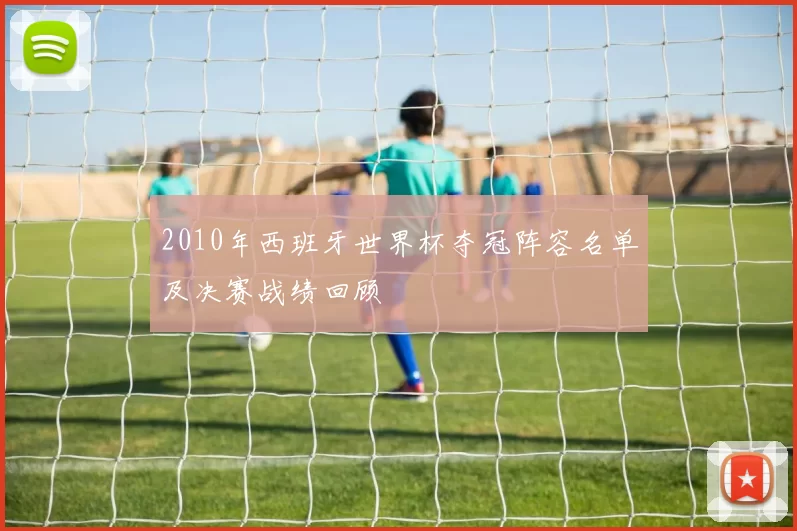 2010年西班牙世界杯夺冠阵容名单及决赛战绩回顾