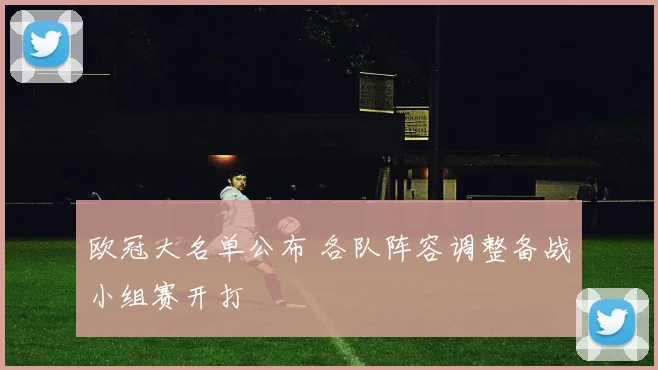 欧冠大名单公布 各队阵容调整备战小组赛开打